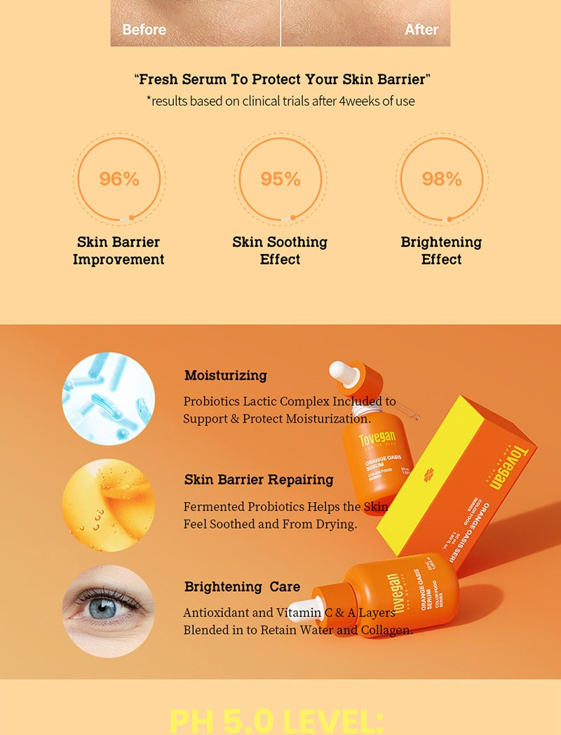 Tovegan Colorfood Series Orange Oasis Serum 50ml