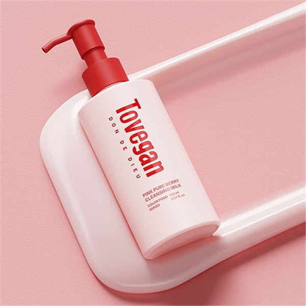 Tovegan Colorfood Series Pink Pure Berry Cleansing Milk 150ml
