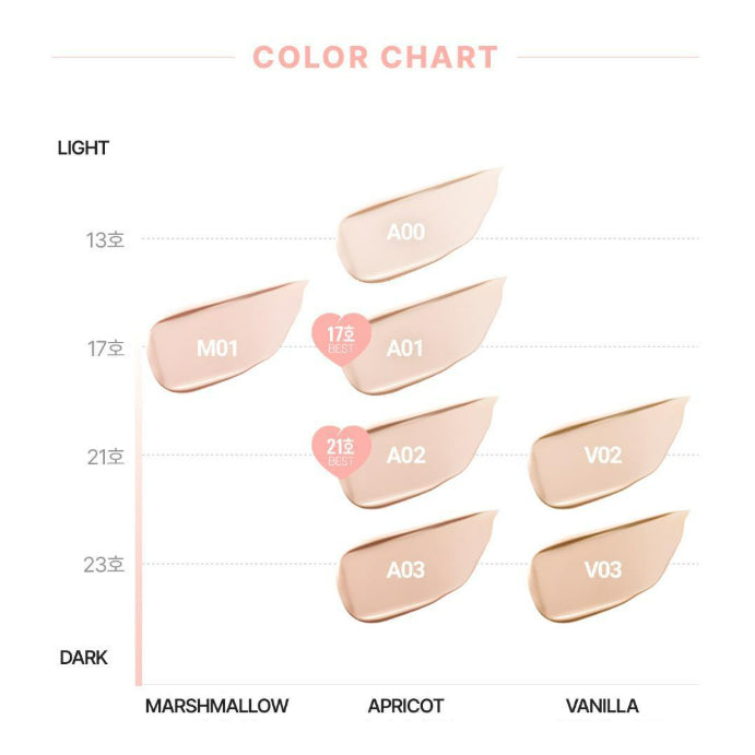 VDL Cover Stain Perfecting Cushion 13g + Refill 13g (7-Shades)1