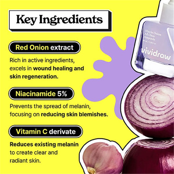 Vividraw Niacin Onion All Clear Serum 40ml
