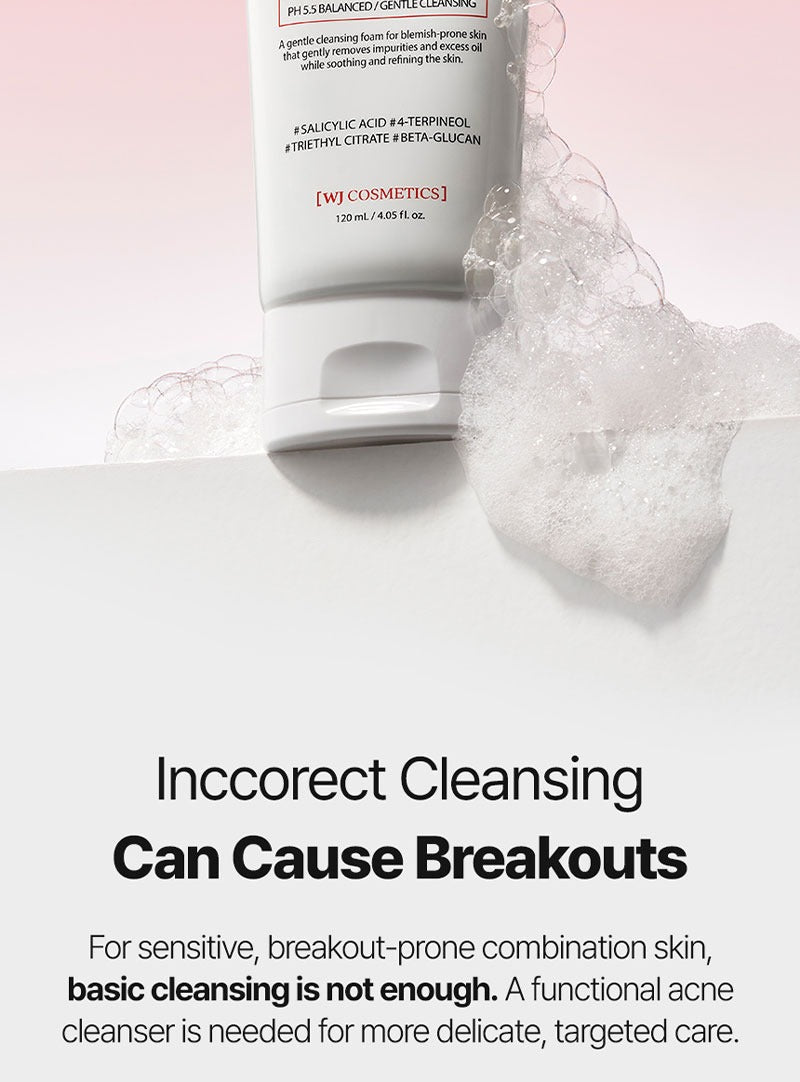 WJ A.Cneed Blemish Red Foam Cleanser 120ml