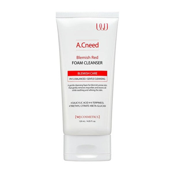 WJ A.Cneed Blemish Red Foam Cleanser 120ml
