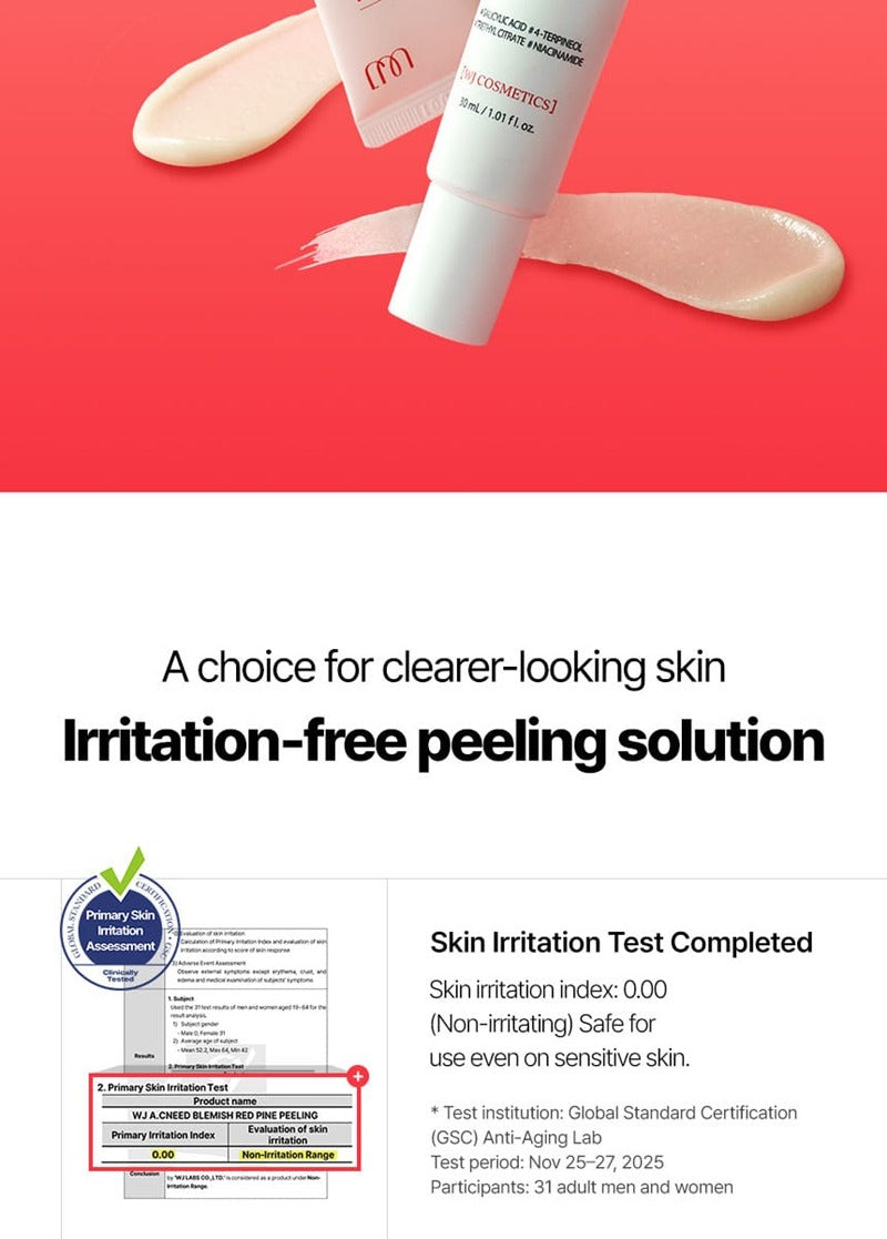 WJ A.Cneed Blemish Red Pine Peeling 30ml
