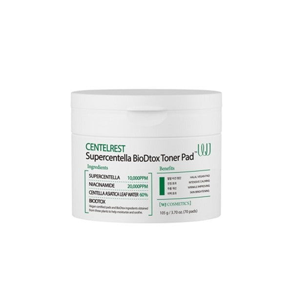 WJ Centelrest Supercentella BioDtox Toner Pad 105g