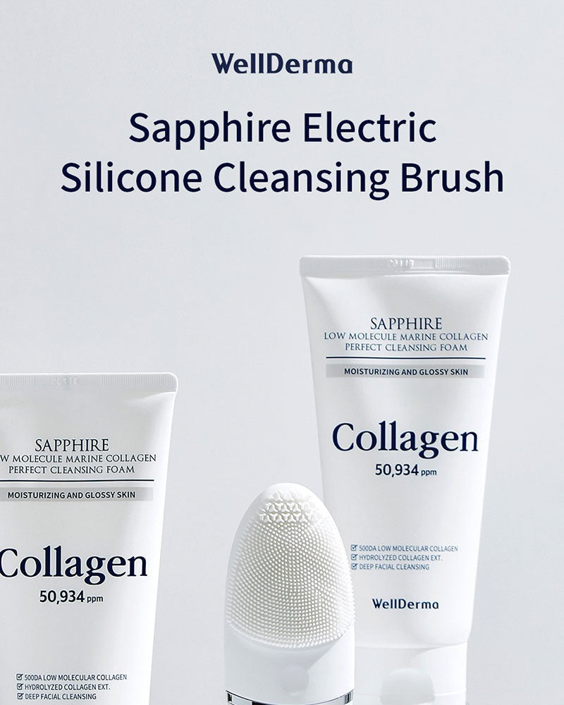 WellDerma Electric Silicone Cleansing Brush 1 piece
