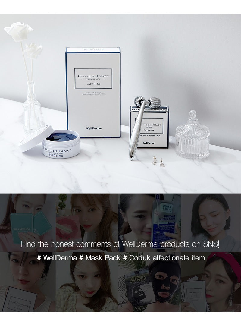 WellDerma Face Lifting Roller Dark Silver 1 piece