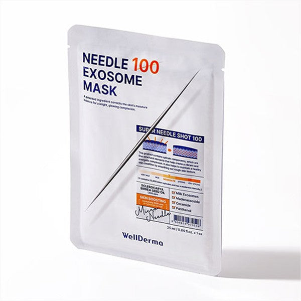 WellDerma Needle 100 Exosome Mask Pack (5 Sheets)