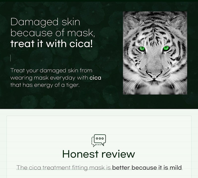 WellDerma Premium Cica Treatment Repair Fitting Mask 4 sheets