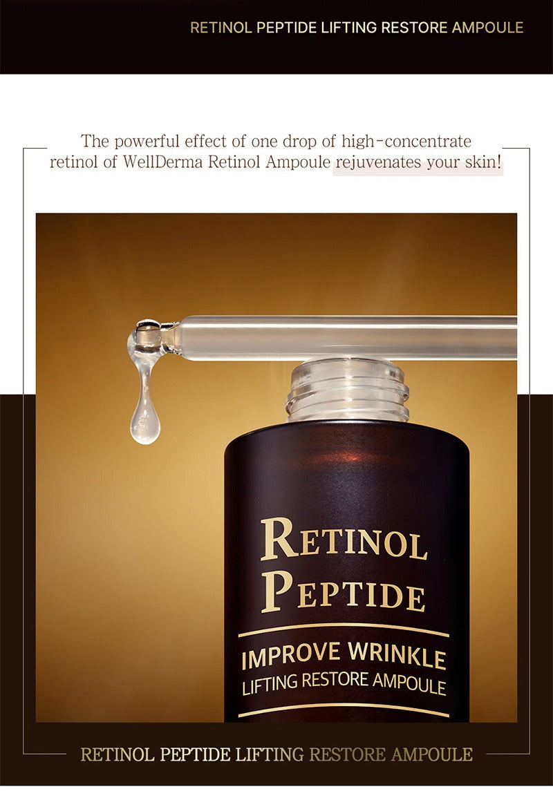 WellDerma Retinol Peptide Lifting Restore Ampoule 30ml