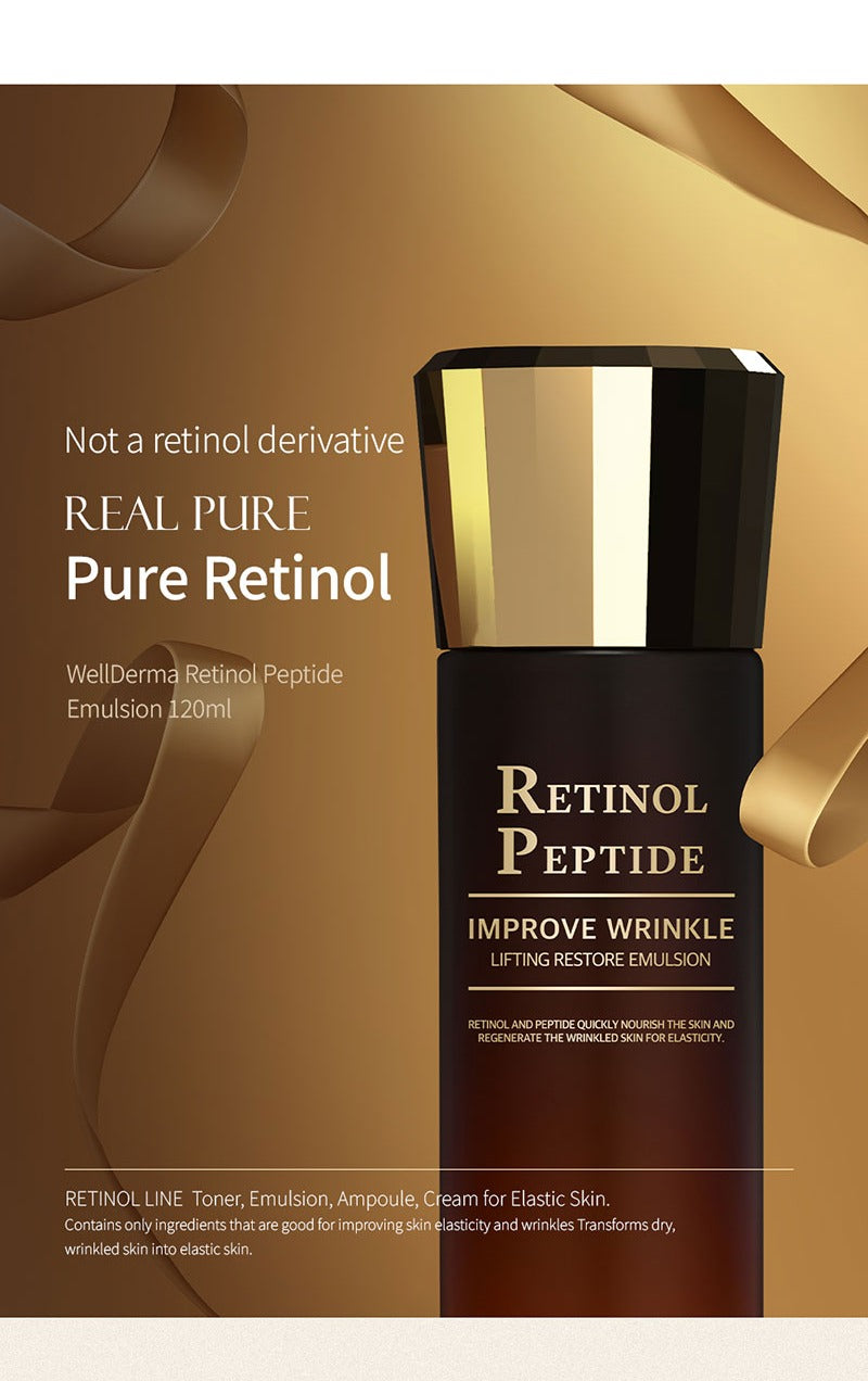 WellDerma Retinol Peptide Lifting Restore Emulsion 120ml