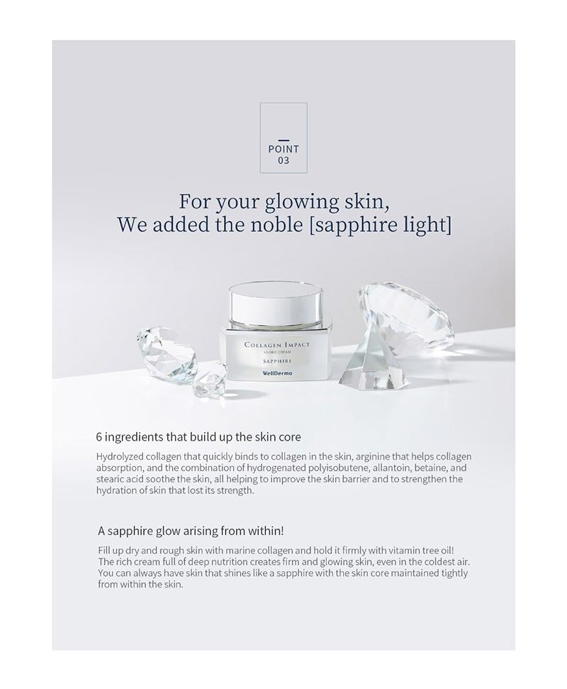 WellDerma Sapphire Collagen Impact Hydro Cream 50g