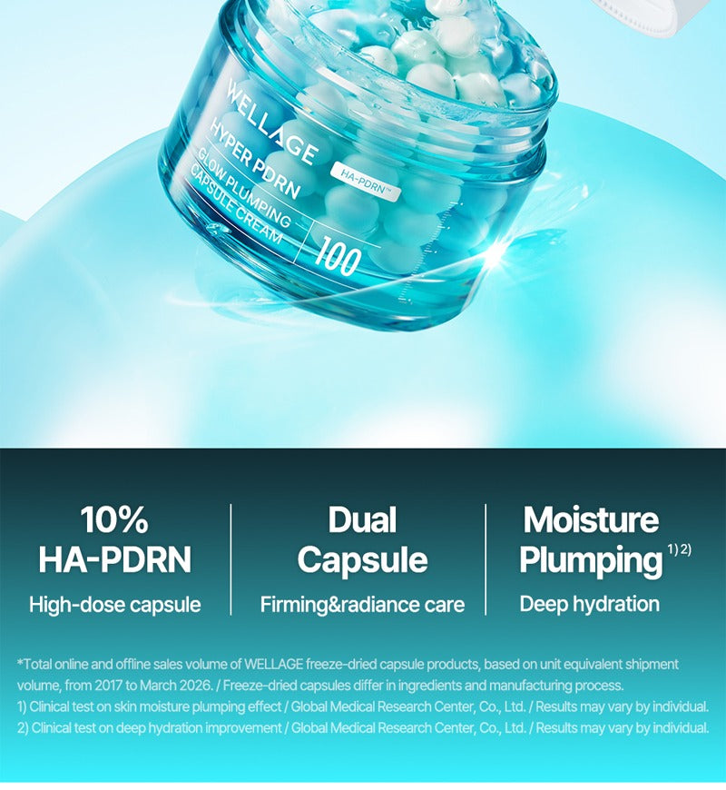 WELLAGE Hyper PDRN Glow Plumping Capsule Cream 50ml
