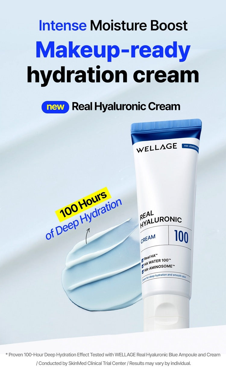 WELLAGE Real Hyaluronic 100 Cream 80ml