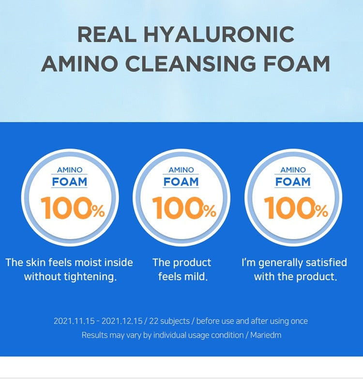Wellage Real Hyaluronic Amino Cleansing Foam 150ml