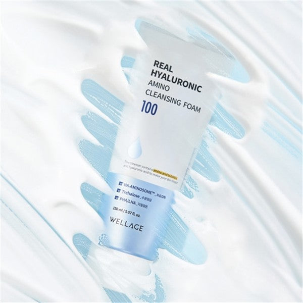 Wellage Real Hyaluronic Amino Cleansing Foam 150ml