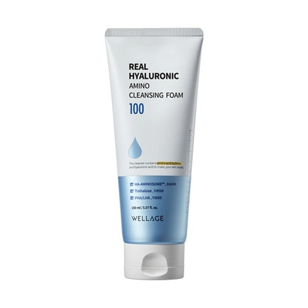 Wellage Real Hyaluronic Amino Cleansing Foam 150ml