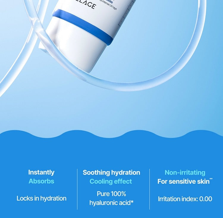 Wellage Real Hyaluronic Blue Sun Cream SPF 50+ PA++++ 50ml