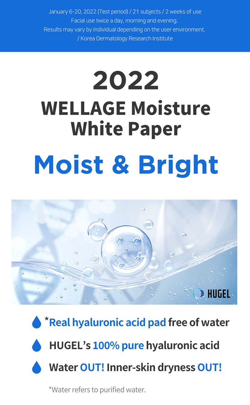 Wellage Real Hyaluronic Blue Toner Pad 70 Pads