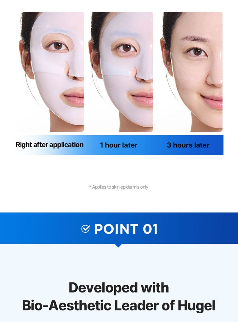 Wellage Real Hyaluronic Glow Booster PDRN Mask (5 sheets)