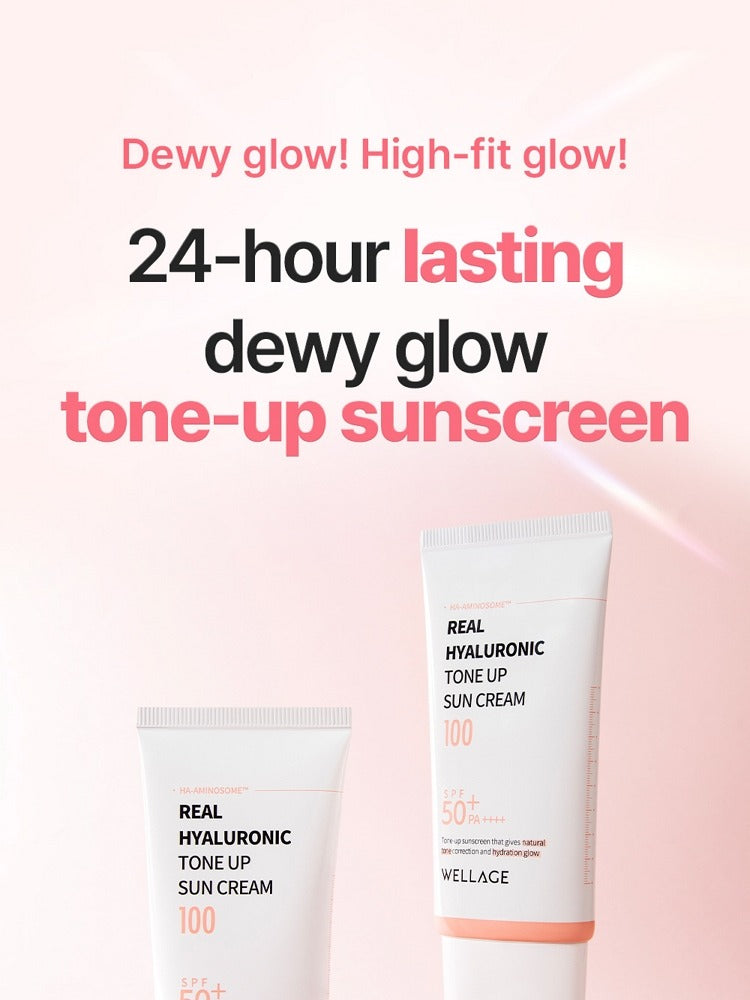 Wellage Real Hyaluronic Tone Up Sun Cream 50ml