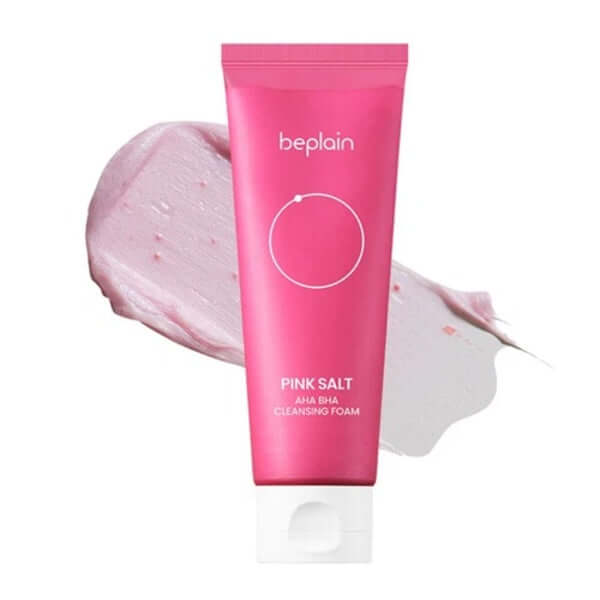 beplain Pink Salt AHA BHA Cleansing Foam - 120ml