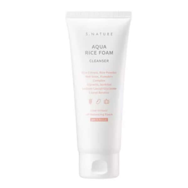 S.NATURE Aqua Rice Foam Cleanser - 160ml