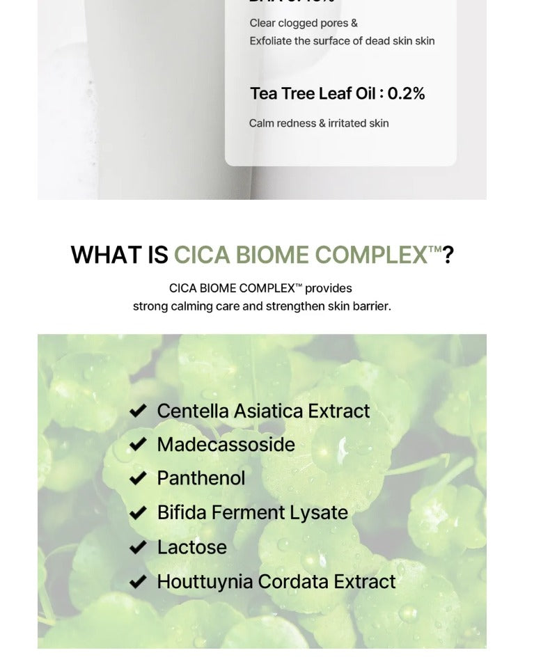 celimax Ji Woo Gae Cica BHA Acne Foam Cleanser 150ml