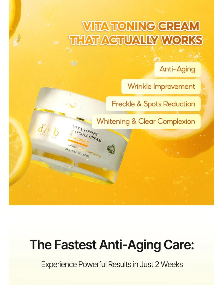 d'Alba Vita Toning Capsule Cream 55g