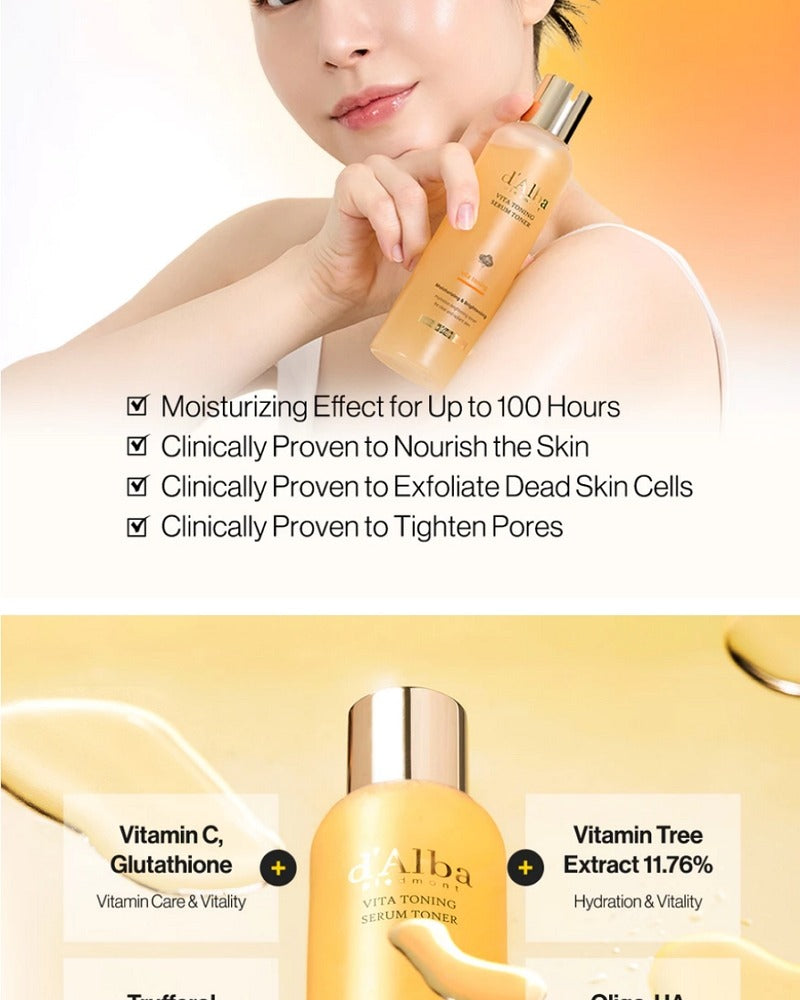 d'Alba Vita Toning Serum Toner 180ml