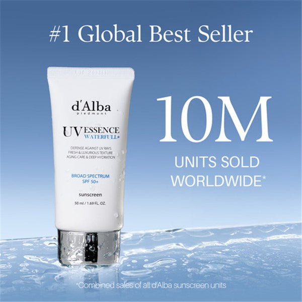 d'Alba Waterfull Essence Sunscreen SPF50+ PA++++ 50ml