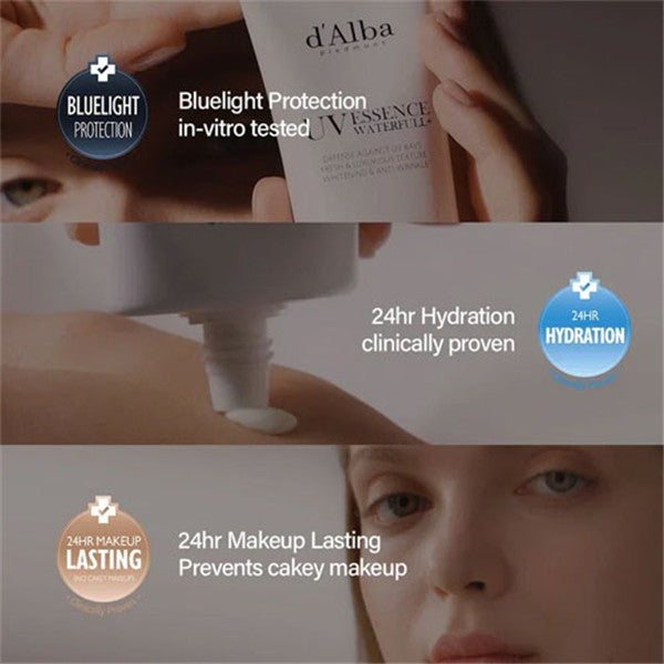 d'Alba Waterfull Essence Sunscreen SPF50+ PA++++ 50ml