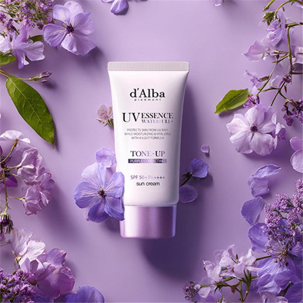 d'Alba Waterfull Purple Correcting Sun Cream SPF50+ PA++++ 50ml