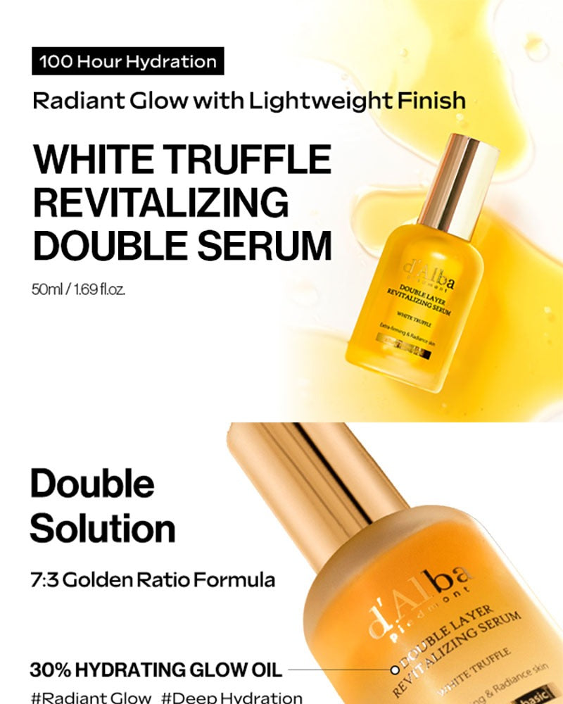 d'Alba White Truffle Double Layer Revitalizing Serum 50ml