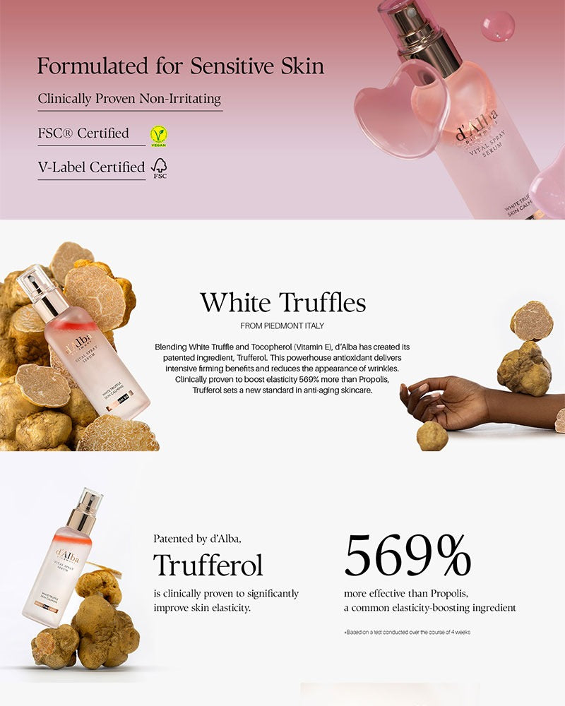 d'Alba White Truffle Vital Spray Serum 100ml