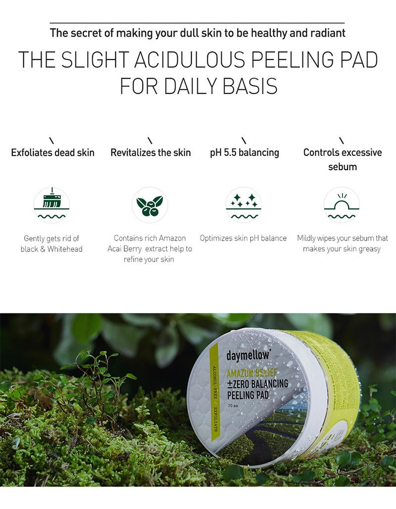Daymellow Amazon Belief Balancing Peeling Pad 70pcs
