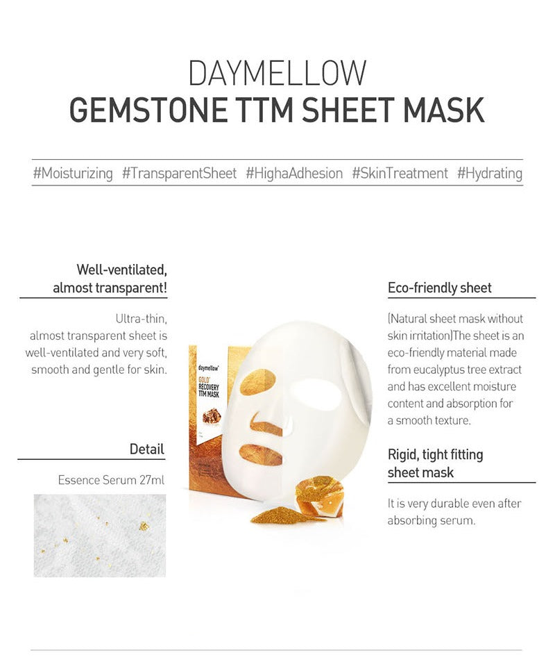 Daymellow Gold Recovery TTM Mask 10ea