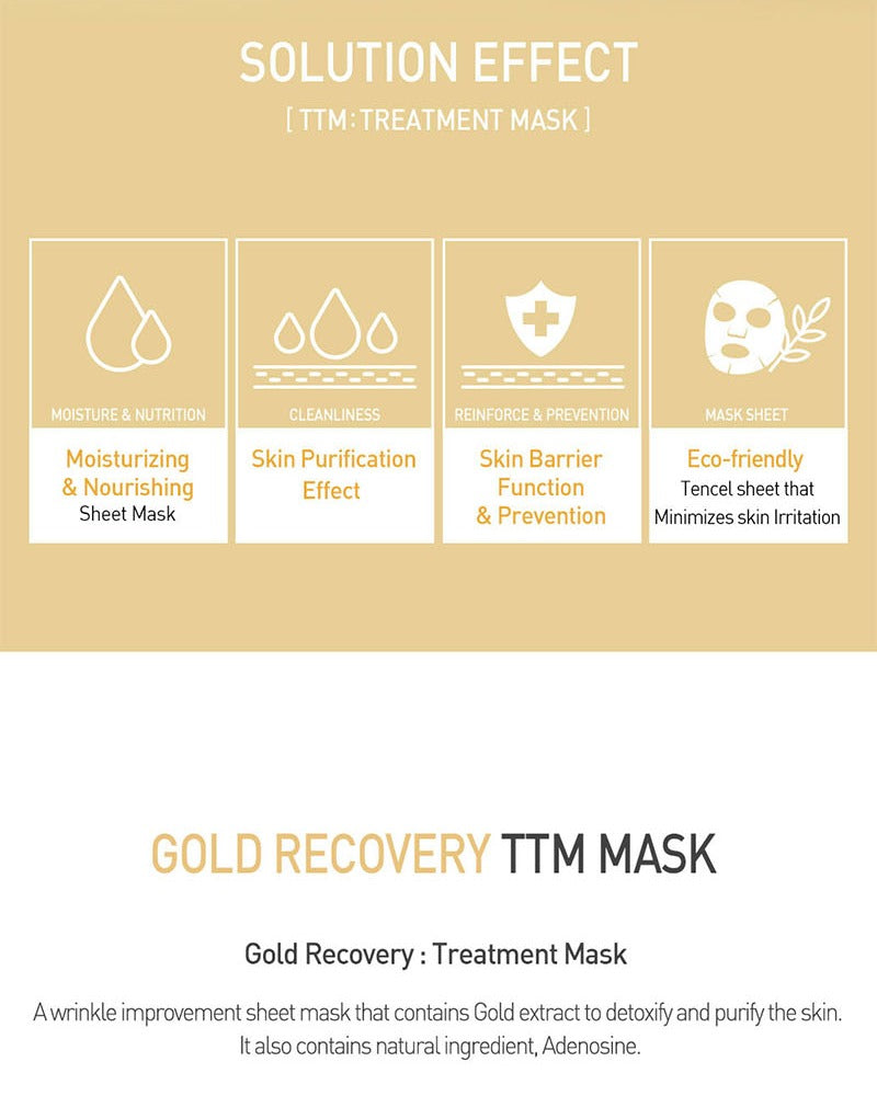 Daymellow Gold Recovery TTM Mask 10ea