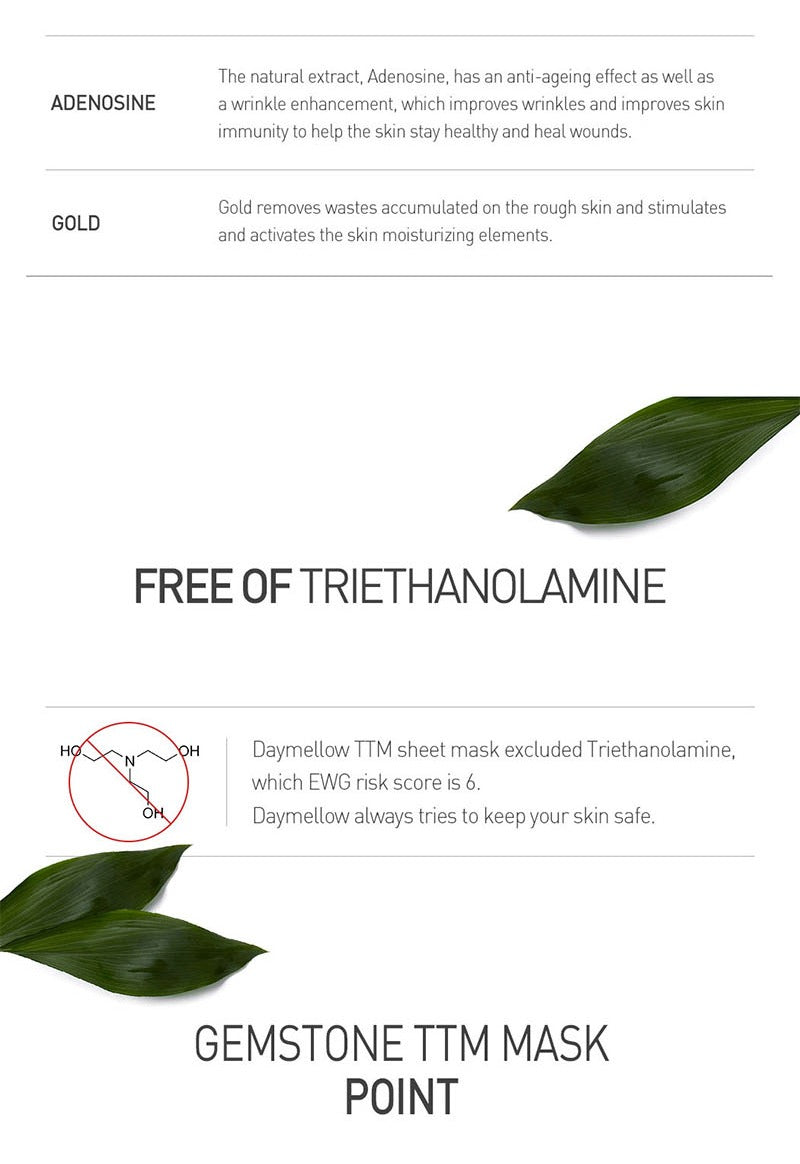 Daymellow Gold Recovery TTM Mask 10ea