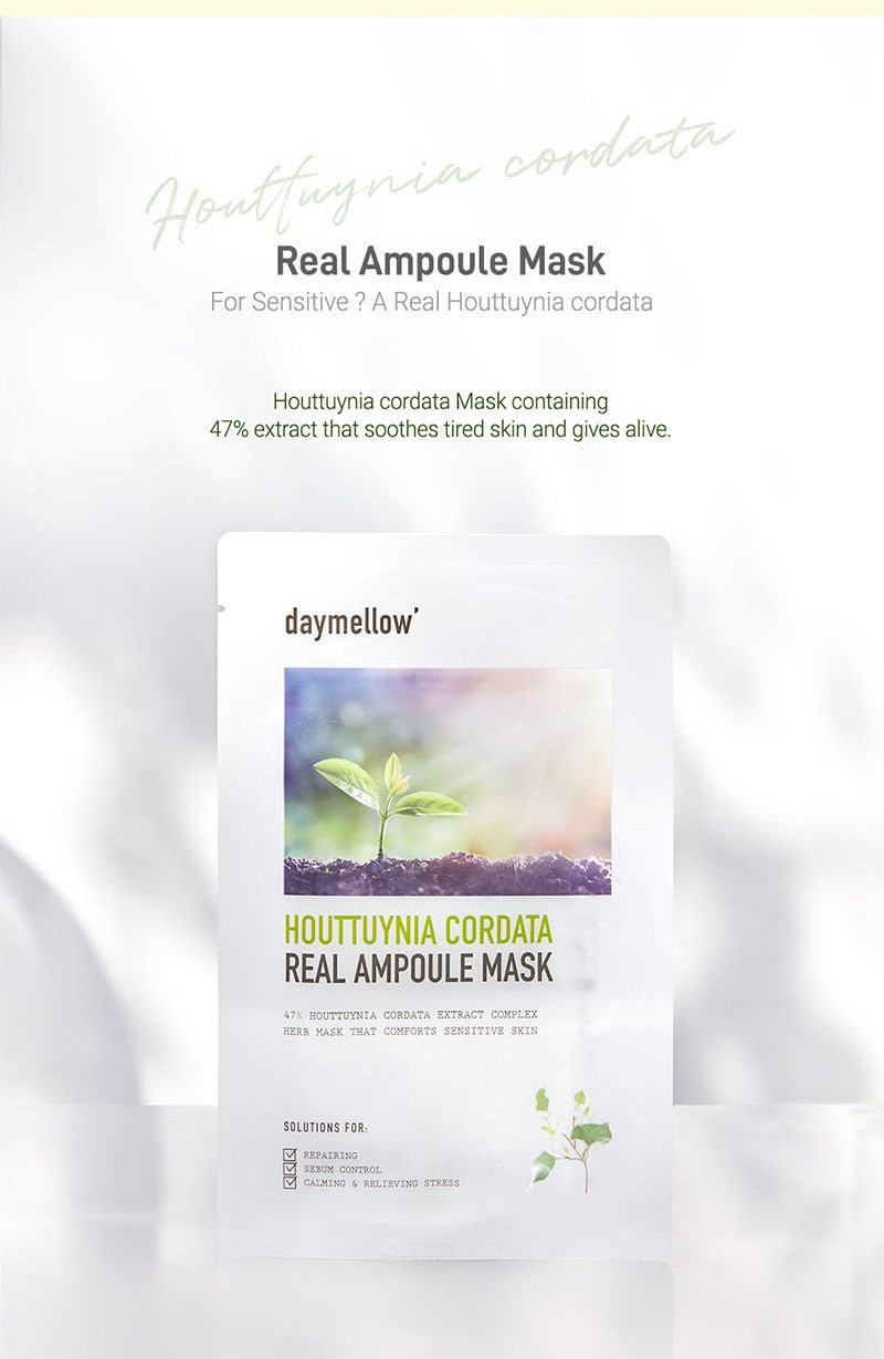 Daymellow Houttuynia Cordata Real Ampoule Mask 5ea