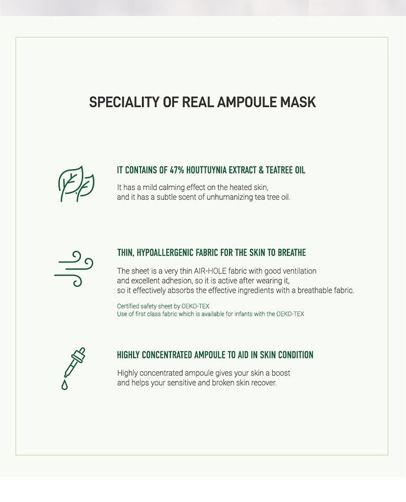 Daymellow Houttuynia Cordata Real Ampoule Mask 5ea