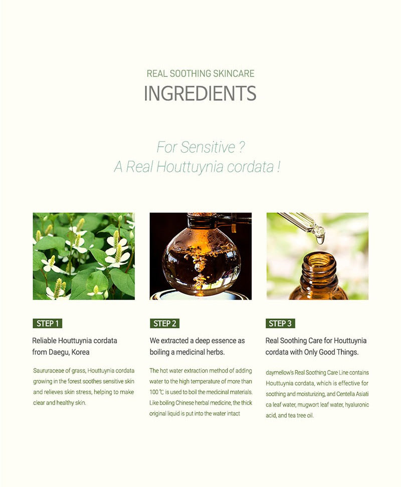 Daymellow Houttuynia Cordata Real Ampoule Mask 5ea