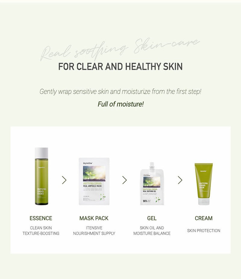 Daymellow Houttuynia Cordata Real Ampoule Mask 5ea