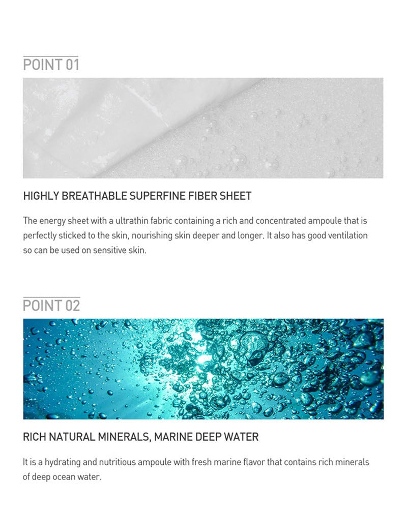 Daymellow Sea Salt Pure Water Energy Mask 10ea