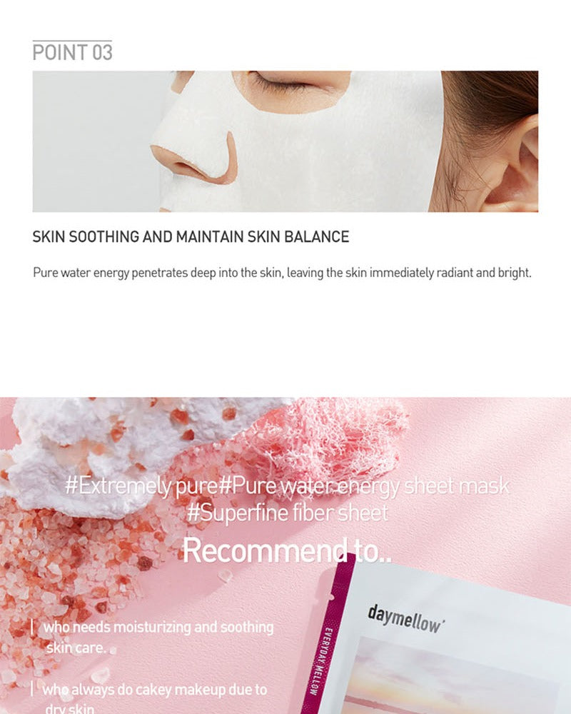Daymellow Sea Salt Pure Water Energy Mask 10ea