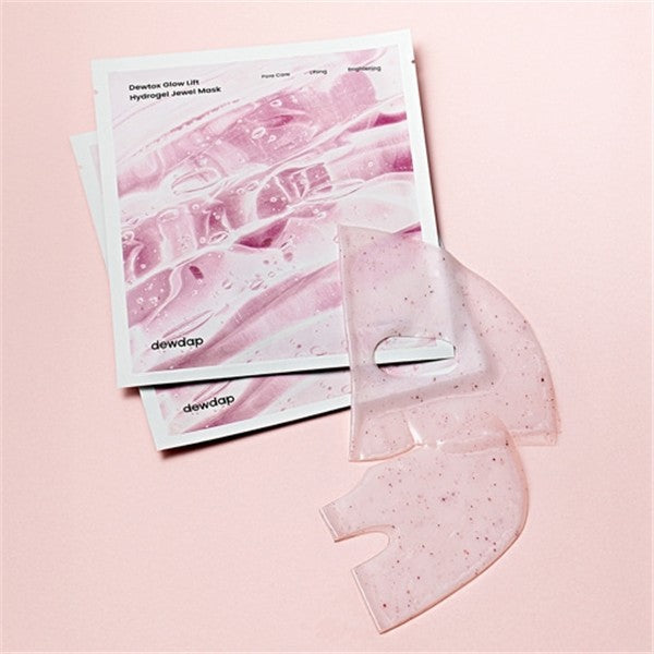 dewdap Dewtox Glow Lift Hydrogel Jewel Mask (35g × 4 sheets)