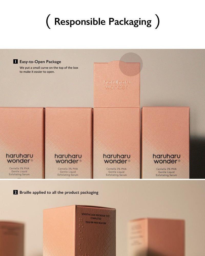 haruharu wonder Centella 3% PHA Gentle Liquid Exfoliating Serum 120ml