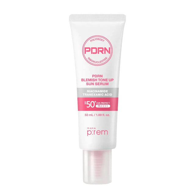 make p:rem Blemish Tone Up Sun Serum SPF50+ PA++++ 50ml