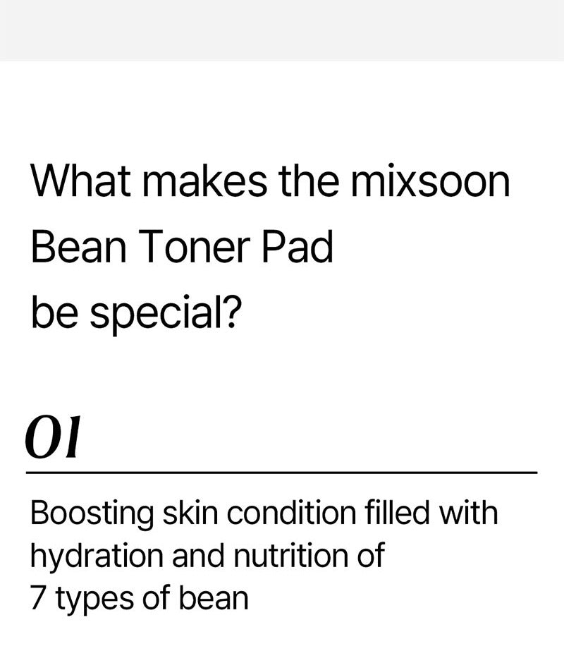 mixsoon Bean Toner Pad 70 ea