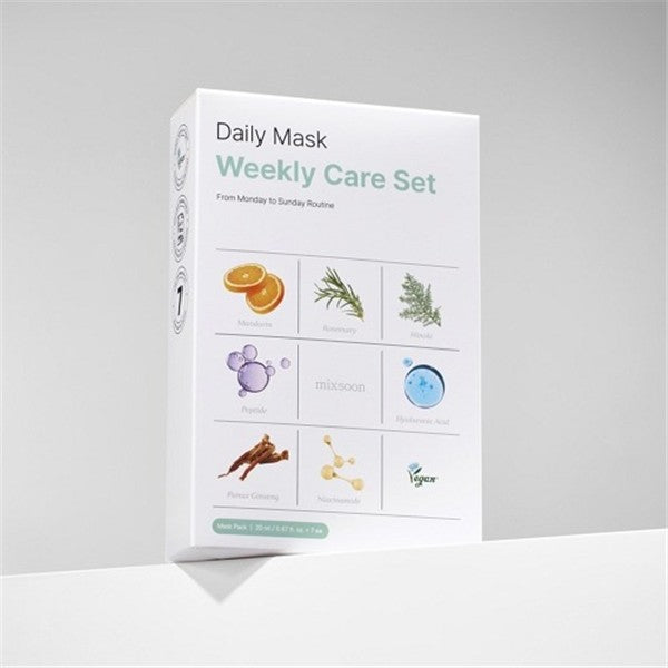 mixsoon Daily Mask Weekly Care Set 20ml × 7 20ml x 7