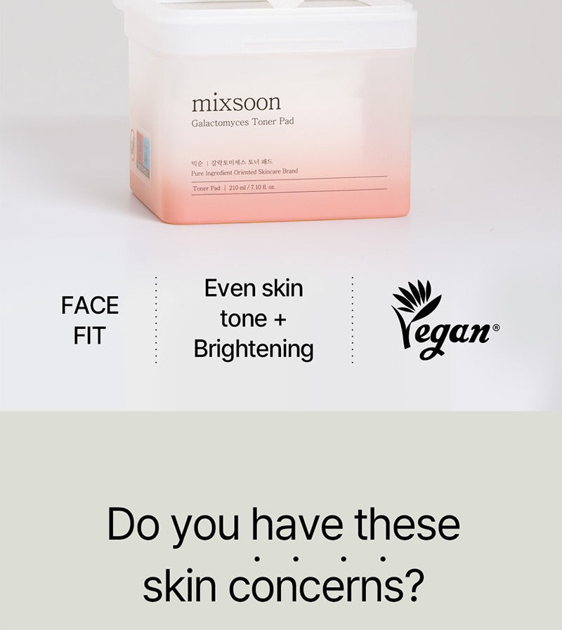 mixsoon Galactomyces Toner Pad 60 Pads